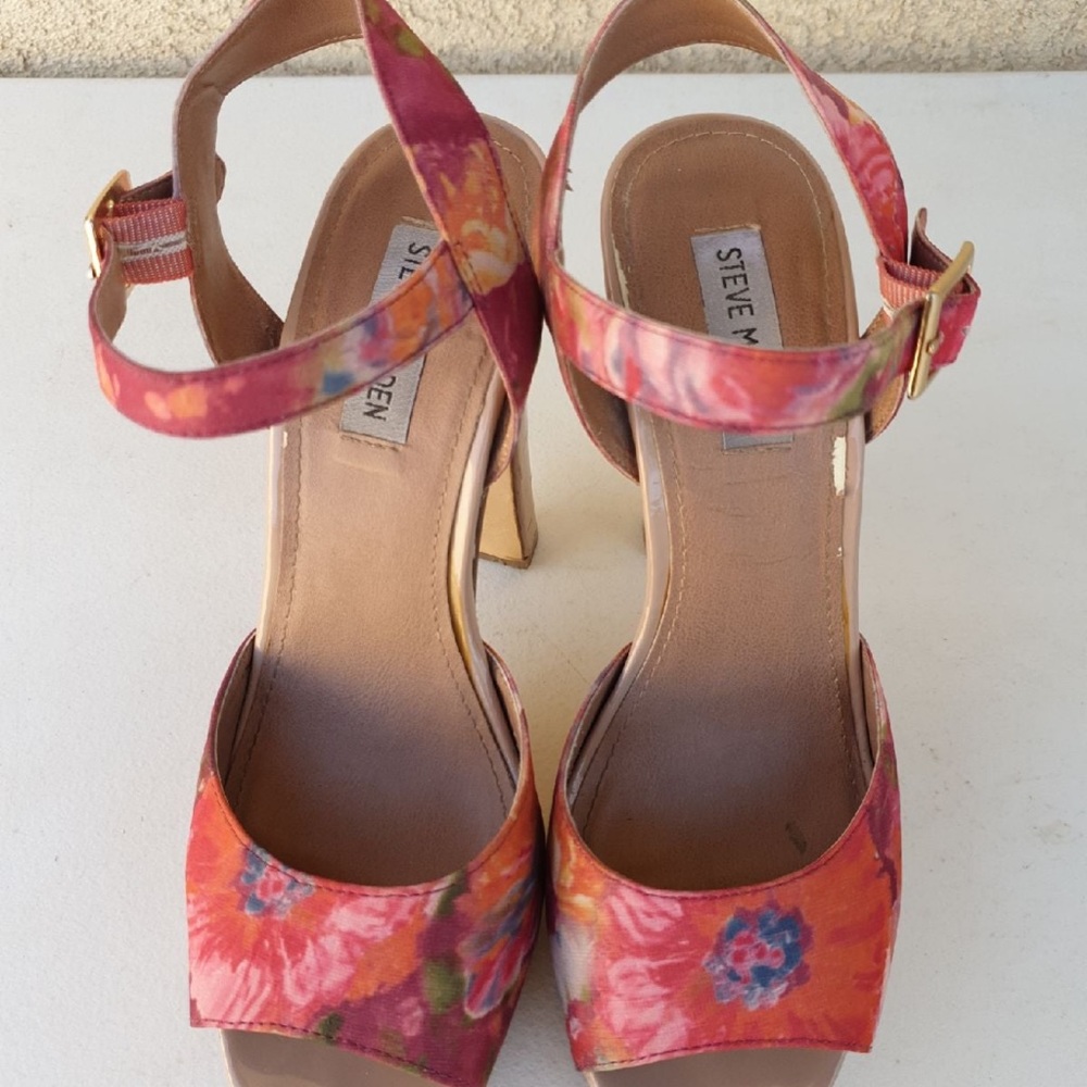 Steve Madden Size 10 Multi Color Heel - image 4